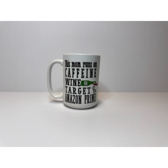 This Mom Runs On...Mug - Picture 1 of 1